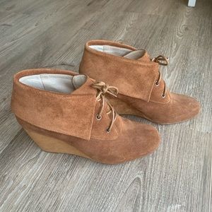 Michael Kors lace up booties